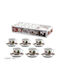 General Trade Set Christmas Cups Porcelain Brown 6pcs