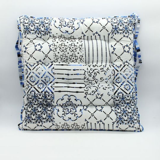 Garden Chair Cushion Blue 40x40cm.