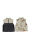 Kids Quilted Sleeveless Jacket Dark Grey