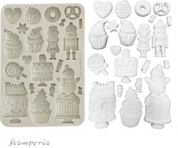 Καλούπι Σιλικόνης A5 15×21cm Stamperia Candy Christmas Cakes