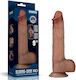 Glass Dildo with Suction Cup Flesh