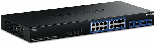 Trendnet TEG-S50204 Управление на L2 Switch с 16 Портове Ethernet и 4 SFP Портове