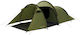 Easy Camp Σκηνή Camping Τούνελ Χακί 3 Εποχών για 3 Άτομα 55x16εκ.