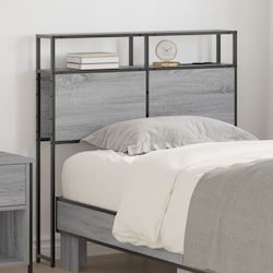 vidaXL Wooden Bed Headboard Gray Sonoma 75cm