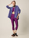 Leggings Pentru Instruire Colanți Cropped Violet