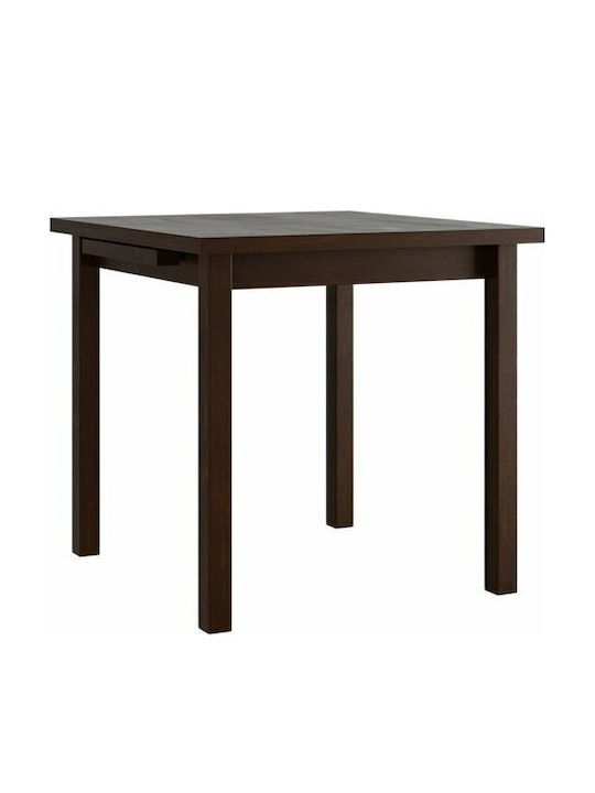 Victorville 109 Platz Tisch Speisesaal Holz Walnut, Beech 80x80x76cm