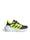 Tensaur 3.0 El C Kids Sports Shoes Running with Hoop & Loop Closure Black