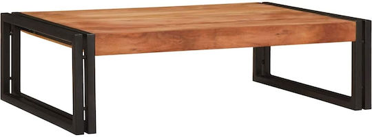 vidaXL Floor Bathroom Shelf Wooden 80x50x23cm Brown