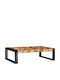 vidaXL Floor Bathroom Shelf Wooden 80x50x23cm Brown