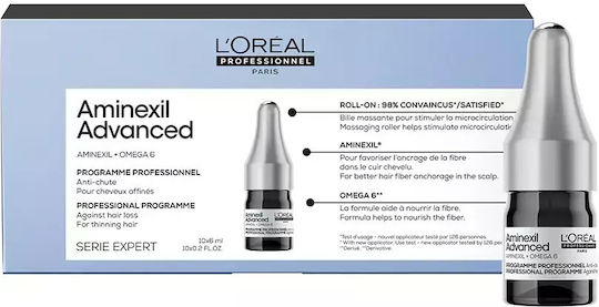 L'Oréal Professionnel L'oréal Professionnel Paris Aminexil Advanced Ампули С Обогатени Дерматологично Активни Съставки За Коса 10 X 6 Ml