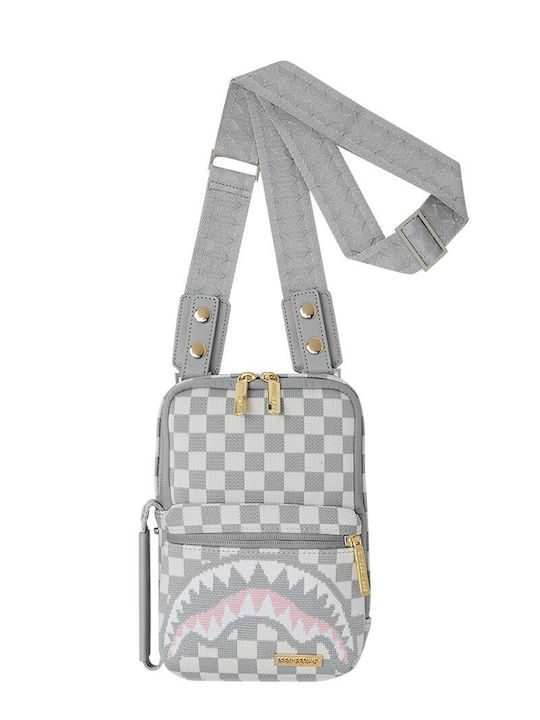 Sprayground Knit Sharks In Paris In Cream Grey Og Sling 910b7851nsz