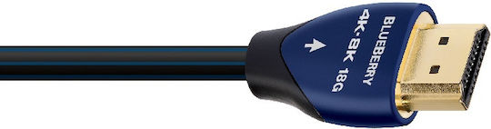 Audioquest Blueberry HDMI 2.0 Premium High Speed 4K 60Hz HDR Cable HDMI Male - HDMI Male 1m Black