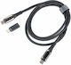 Troika Regular Cablu USB la Type-C cu mai multe porturi Negru 1m (CBL10)