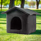 Pawvilla Outdoor Total Black – Αδιάβροχο Αναδιπλούμενο Σπιτάκι Εξωτερικού Χώρου