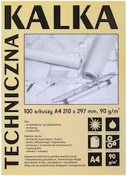 Tracing Paper A4/100 Sheets 90g