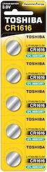 Toshiba Lithium Watch Batteries CR1616 3V 5pcs