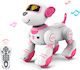 Techkidz Remote Control Animated Dog Sound Light Effects Roxy Model White