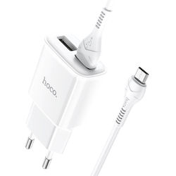 Hoco Зарядно устройство с 2 USB-A порта и micro...
