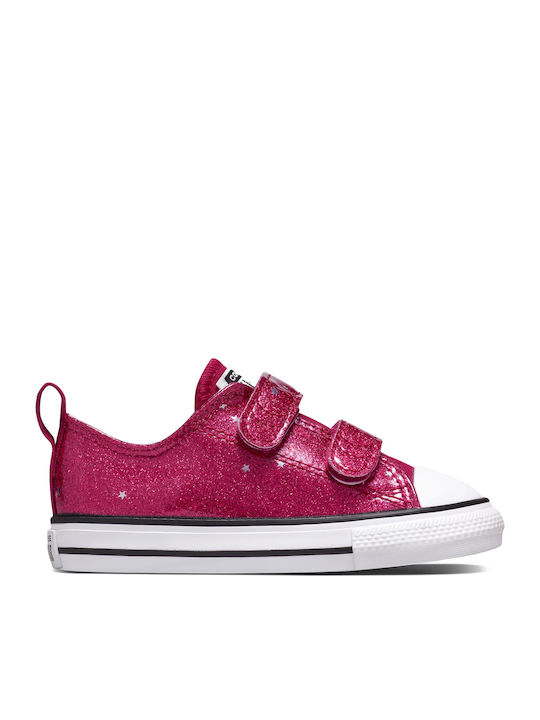 Chuck Taylor All Star Παιδικά Sneakers με Σκρατς Μωβ