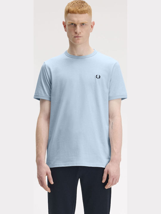 Fred Perry Ringer T-shirt Σιέλ