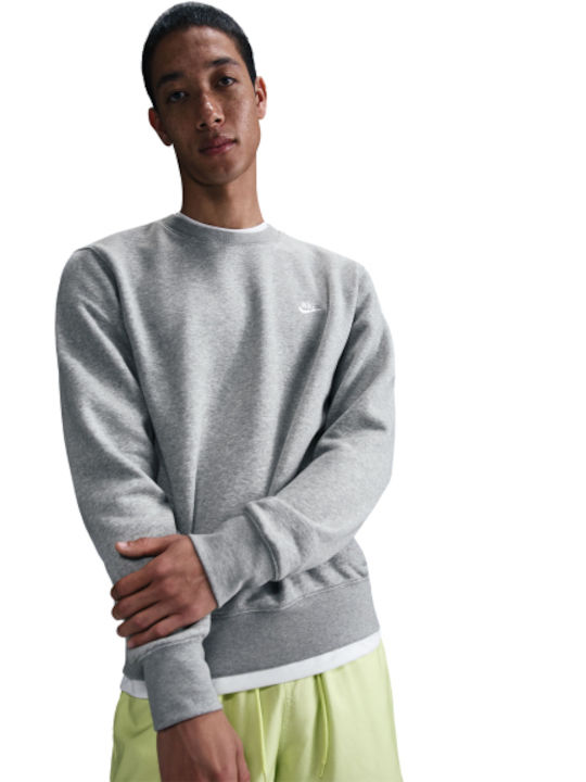 Nike Club Суитшърт Сив
