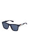 FILA Men's Sunglasses with Navy Blue Plastic Frame and Blue Lens