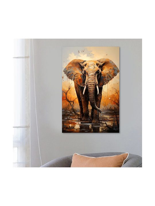 Megapap Elephant Story Painting on Canvas 60x90cm