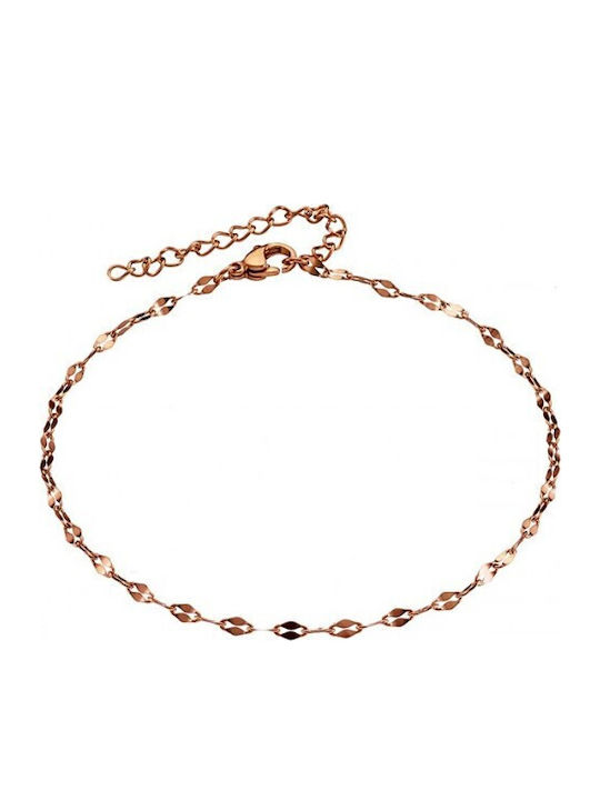 Graloro Gold Plated Steel Anklet Chain