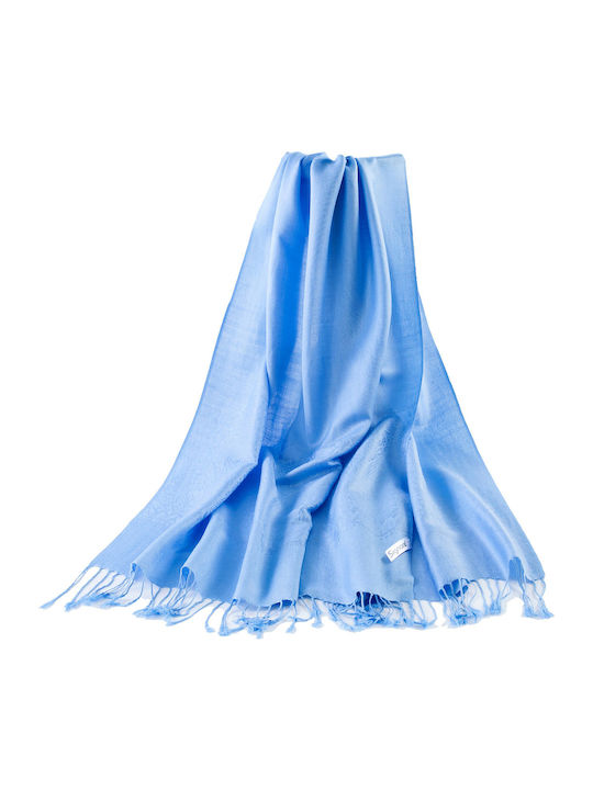 Signare Damen Schal Hellblau