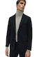 Winter Herrenanzugsjacke Blau