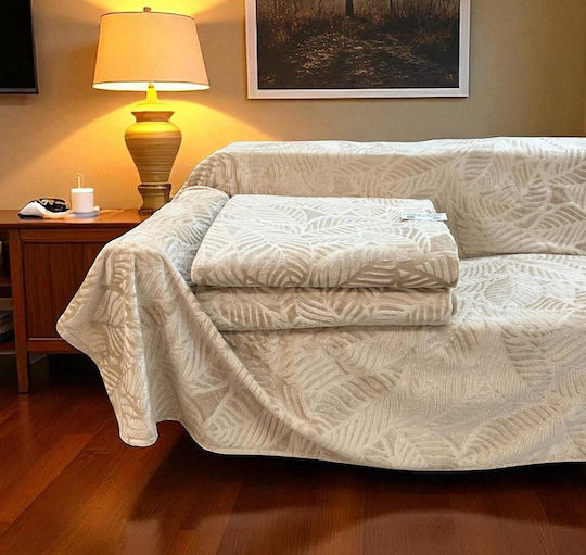 Linea Home Linear Dreisitzer-Sofa Wurf P180xM300cm Beiges Linea Home Linear Dreisitzer-Sofa Wurf P180xM300cm Beiges