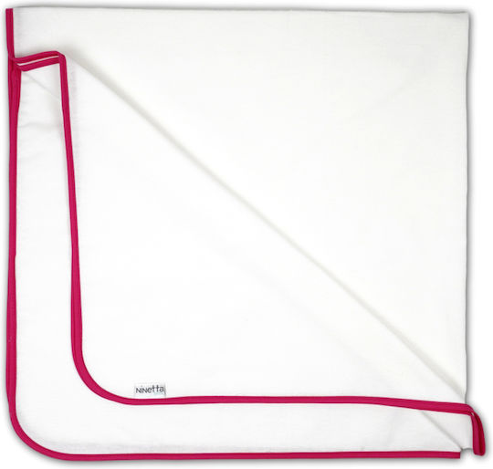 Ninetta Bebe Swaddle Wrap White 90x90cm.