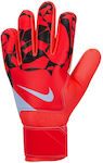 Nike Gloves Γάντια Τερματοφύλακα Ενηλίκων Κόκκινα