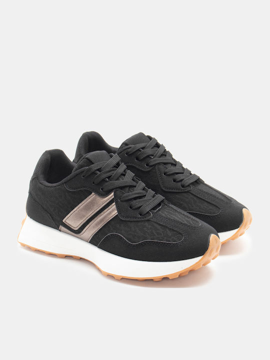 Luigi Γυναικεία Sneakers Μαύρο