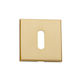 Door Knob Escutcheon 1100 Matte Gold 50x50mm