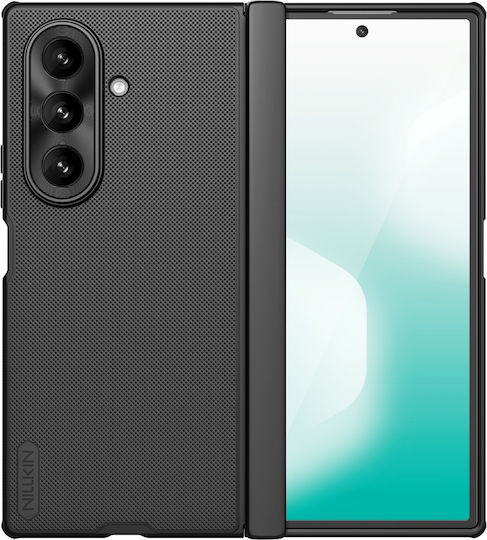 Nillkin Super Frosted Fold Задна корица Пластмаса / Силикон Черен (Galaxy Z Fold7)