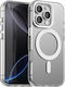 Techsuit Umschlag Rückseite Kunststoff / Silikon Weiß (iPhone 17 Pro / iPhone 16 Pro)