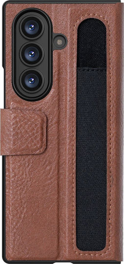 Nillkin Aoge Buchen Sie Synthetisches Leder / Kunststoff Braun (Galaxy Z Fold7)