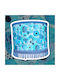 Oxygen Hängelampe Blau mit Fassung E27 35x20cm.