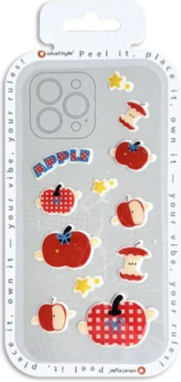 3d Glossy Stickers Διακοσμητικά Αυτοκόλλητα Κινητά Apples