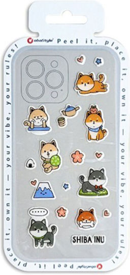 3d Glossy Stickers Διακοσμητικά Αυτοκόλλητα Κινητά Shiba Inu