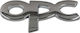 Aufkleber Opel Logo Opc 83mm X 37mm Chrom 1 Stück Zemb-opel-01