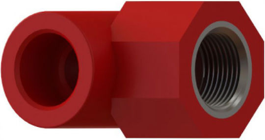 Interplast Pn-25 Pp-r Female Firefighting Pipe Elbow Fitting 20 X 1/2''