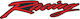 Universal Red Racing Label Decorative Motorcycle Stickers 10pcs Racingrp Print