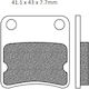 Brake Pads Set Fa257 Organic Fizz42828
