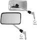 A-Pro Motorcycle Mirrors 2pcs Silver