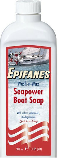 Epifanes Seapower Wash-n-wax Boot Reinigungsprodukte Σαμπουάν Σκάφους Κερί 5lt