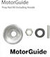 MotorGuide Kit elice Piesă de schimb pentru motor de barcă