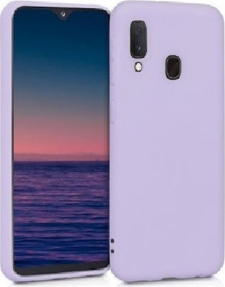 A20e Back Cover Σιλικόνης Μωβ (Galaxy A20e)