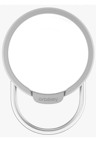 Orbitkey Keychain Case Silicone for AirTag in Gray color